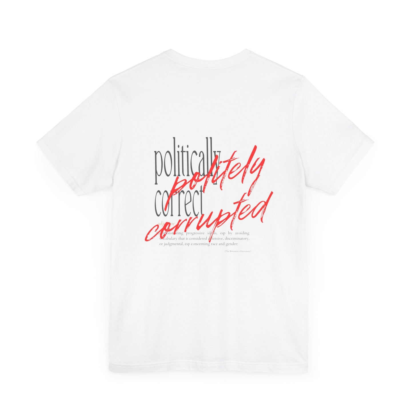 Politely corrupted Tee (back print)