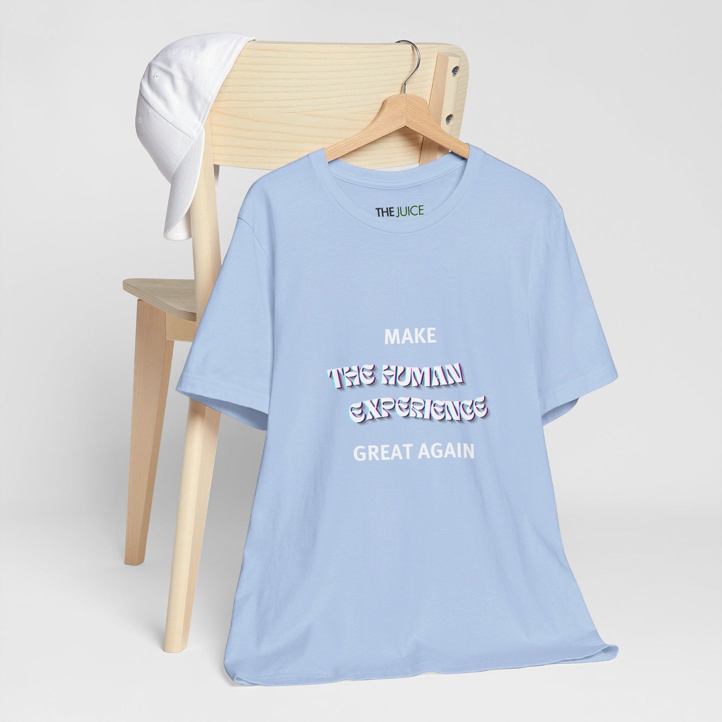 The human experience Tee - Baby Blue