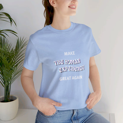 The human experience Tee - Baby Blue