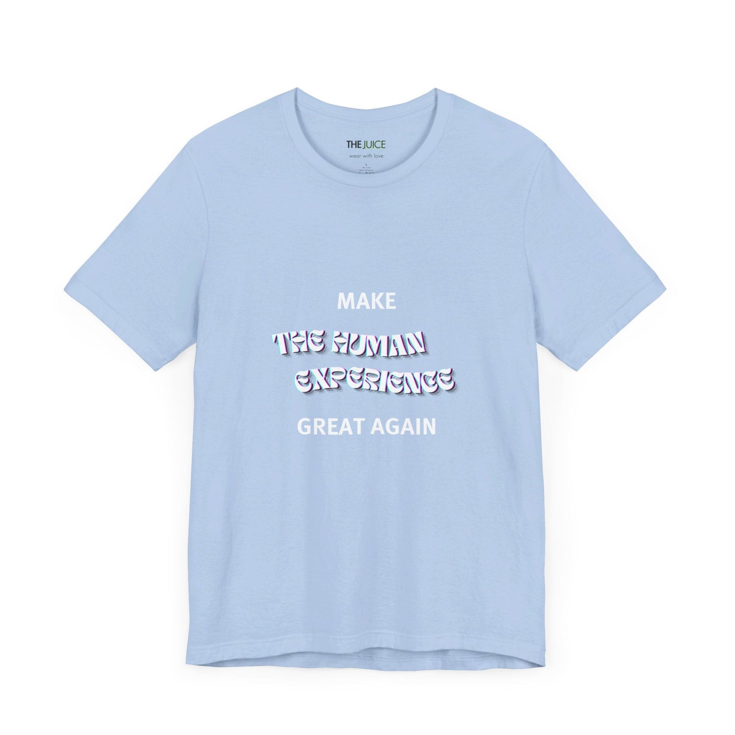 The human experience Tee - Baby Blue