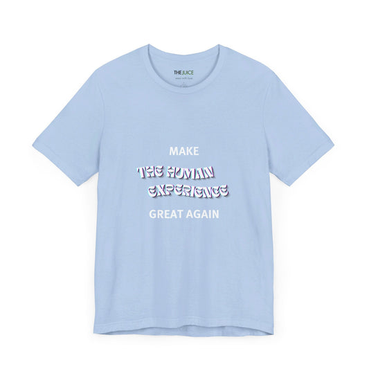 The human experience Tee - Baby Blue