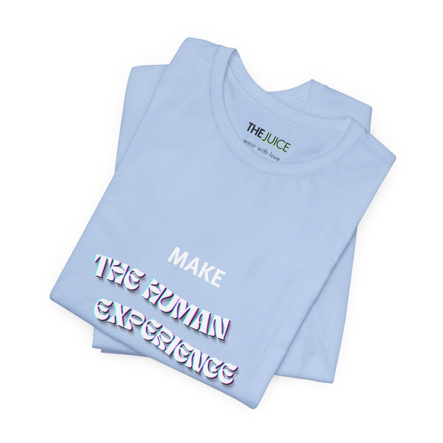 The human experience Tee - Baby Blue