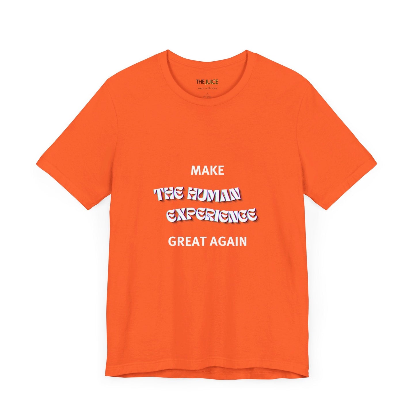 The human experience Tee - Orange